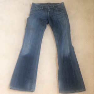 Petite Boot leg designer Jeans